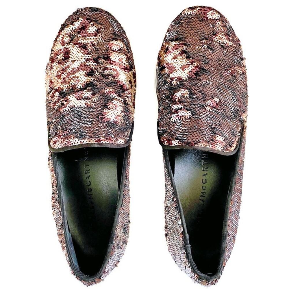 Stella McCartney Flip Sequin Platform Sneakers - Picture 4 of 9